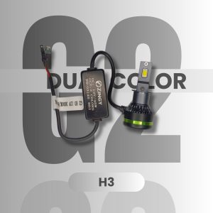 G2 Dual Color LED headlight bulb 6000K white 3000K yellow