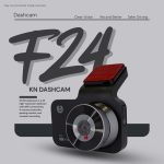 KN F24 4K Dashcam 3840×2144P WiFi Car Camera with Parking Monitor & G-Sensor (Hardwired with Transverter with Fuse)