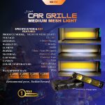 Car Grille Medium Mesh Light 90W IP68 Universal LED Light